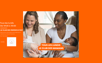 Tous les lundis : Le Club des mamans d'Issy